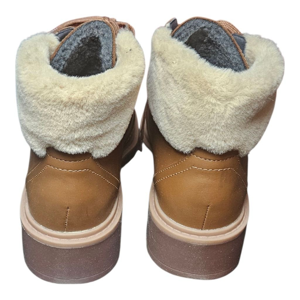 Clarks Brown Beige Fur Lined Winter Boots US Multiple Sizes - Picture 11 of 13